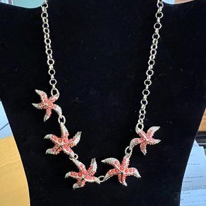 ANN TAYLOR GOLD STARFISH NECKLACE